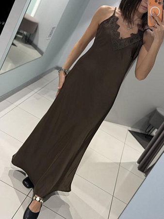 Платье Comod H2512 brown - делук