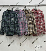 Рубашка Met&March 2601 wine - делук