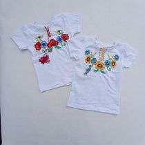 Вышиванка Meloria ML88 white-red - делук