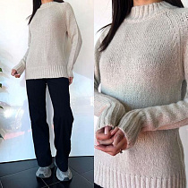 Свитер Three Black TB106 l.grey - делук