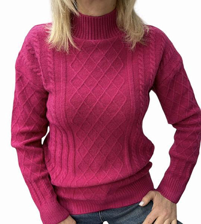 Свитер Elena&Vika 24039 d.pink Свитер Elena&Vika 24039 d.pink - делук