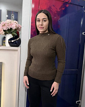 Свитер Style Nadezhda 8977 brown - делук