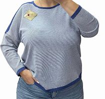 Свитер Elena&Vika 25236 blue - делук