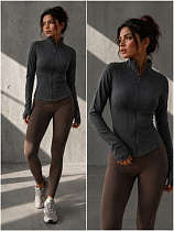 Кофта Спорт Arina 1799-1 d.grey - делук