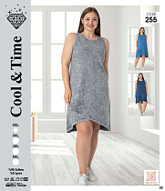 Платье Alberk 255 l.blue - делук