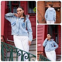 Куртка Lady N 898 l.blue - делук