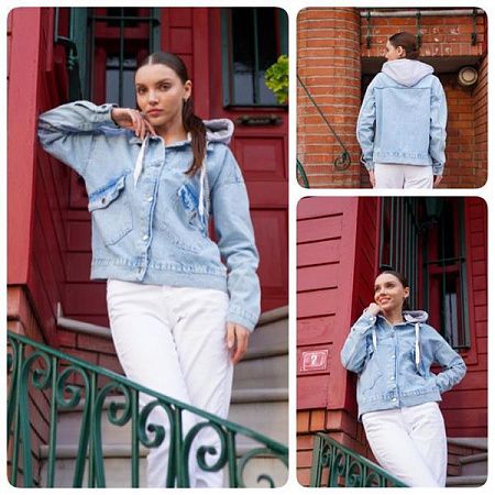 Куртка Lady N 898 l.blue - делук