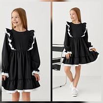 Платье Moda School MD09 black - делук