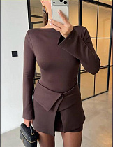 Платье Safina 758 brown - делук