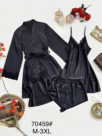 Пижама Brilliant B70459 black - делук