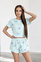 Пижама Trikotag 945 l.blue-blue - делук