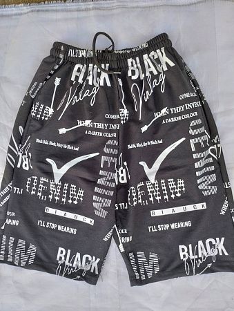 Шорты Panda 1815 black - делук