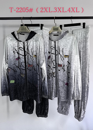 Костюм Спорт Saint Wish T2205 black - делук