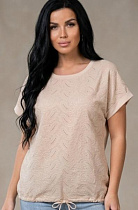 Футболка Levisha 25048 d.beige - делук