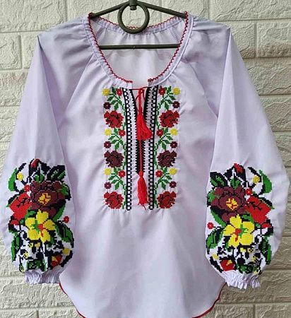 Вышиванка Ibambino IB563 white - делук
