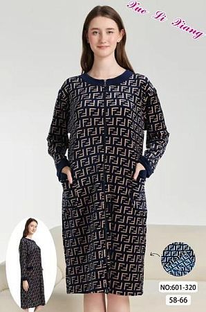 Халат Romeo Life 601-320 navy - делук