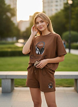 Костюм Katty 1085 brown - делук