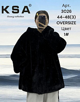 Шуба Dknsel 3026-1 black - делук