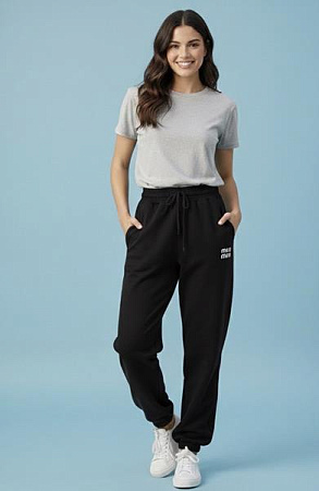 Штаны Спорт Annet AZ0187 black - делук