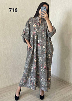 Платье Fsn 716-2 grey - делук