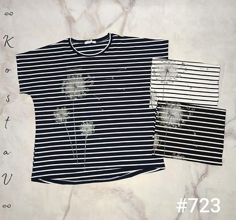 Футболка Kosta 723 mix - делук