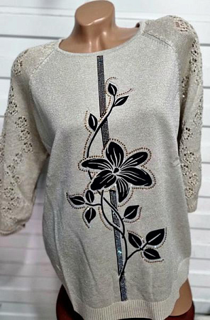 Свитер Julia JL565 beige - делук