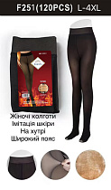 Колготы Alia F251-1 black мех - делук