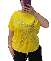 Футболка Levisha 25040 yellow - делук