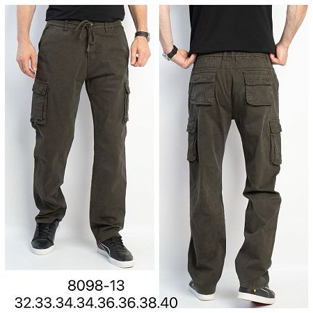 Джинсы God Baron 8098-13 khaki - делук