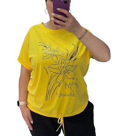 Футболка Levisha 25040 yellow - делук