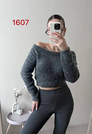 Свитер Fsn 1607 d.grey - делук