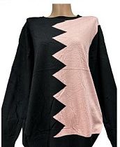 Свитер Novetly Store 24043 black-pink - делук