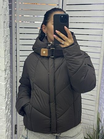 Куртка Zalov 26177 brown - делук