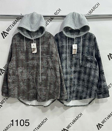 Рубашка Met&March 1105 d.grey - делук