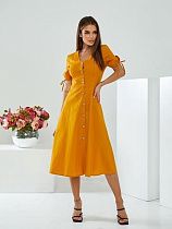 Платье Deliv 573 yellow - делук