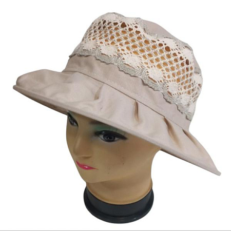 Шляпа Mabi 0782 beige - делук