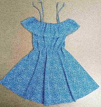 Платье Q001-18 blue