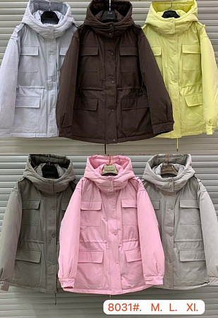 Куртка Oukali 8031 grey - делук