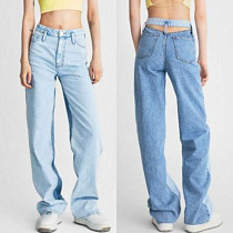 Джинсы Maxim Jeans 4047 l.blue-blue - делук