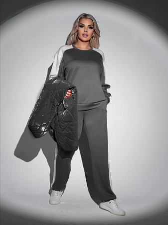 Костюм Спорт Seven Zikina 1303 grey - делук