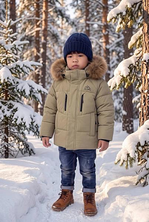 Куртка Delfinka HM611 beige - делук