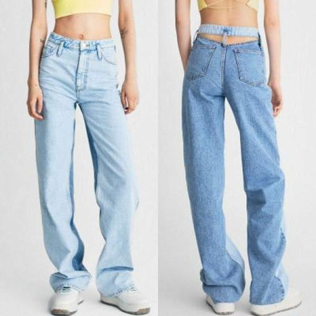 Джинсы Maxim Jeans 4047 l.blue-blue - делук