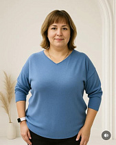 Свитер Levisha 25508 l.blue - делук