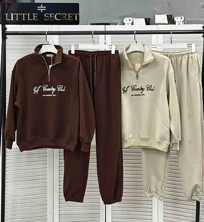 Костюм Спорт Little Secret K004 brown - делук
