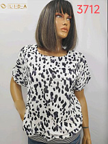 Футболка Lida 3712 white - делук
