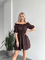 Платье Latoria 822 brown Платье Latoria 822 brown - делук