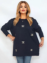 Свитер Romeo Life RL959 black - делук