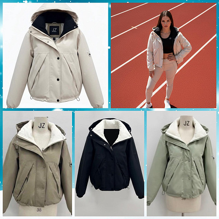 Куртка Dorimodes KX8287 beige - делук