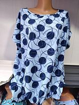 Футболка Galina 541-2 l.blue - делук
