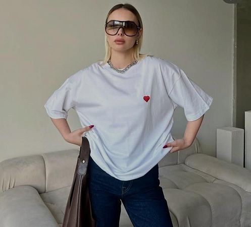 Футболка X-Ray 1428 white - делук
